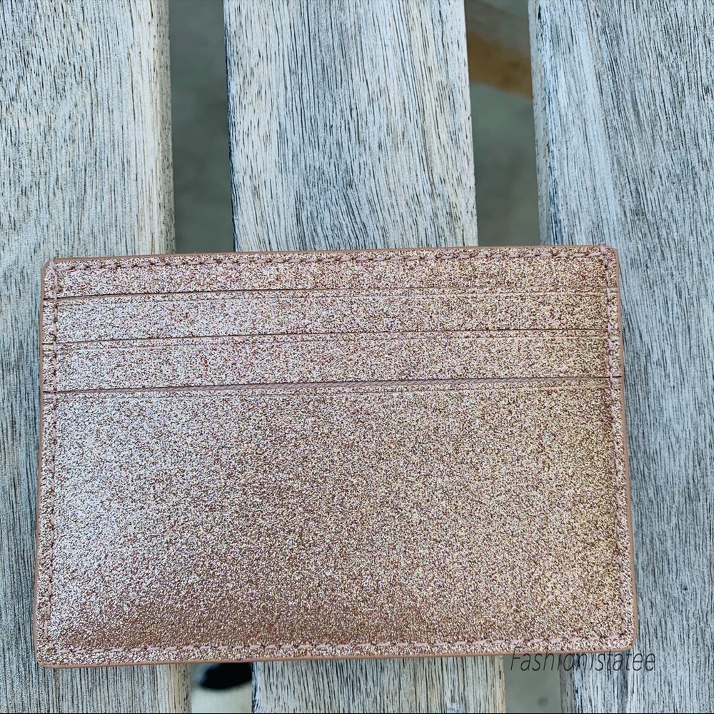 Kate spade Joeley Holiday 2019 card Holder Gold - Picture 2 of 5